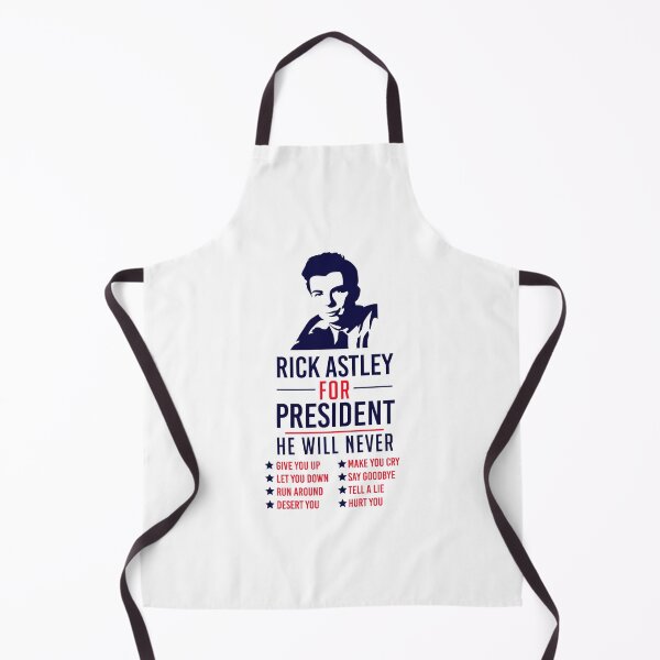 Item preview, Rick Astley For President designed and sold by Lonely Brains.