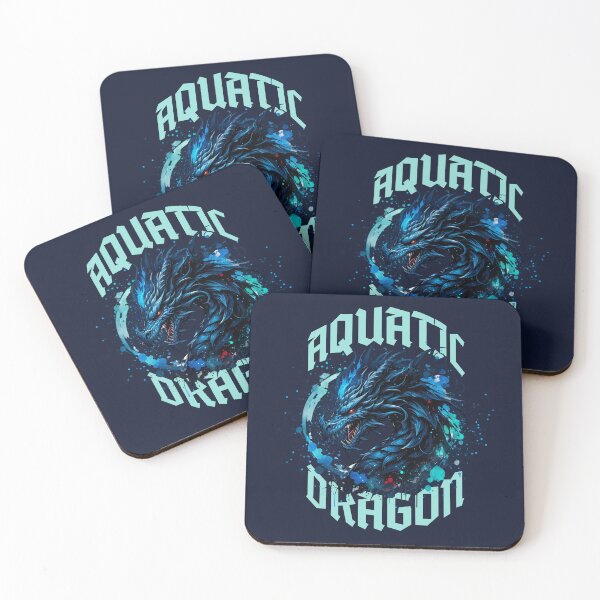 Item preview, Aquatic Dragon Fantasy Water Beast Art designed and sold by RynTheArtist.