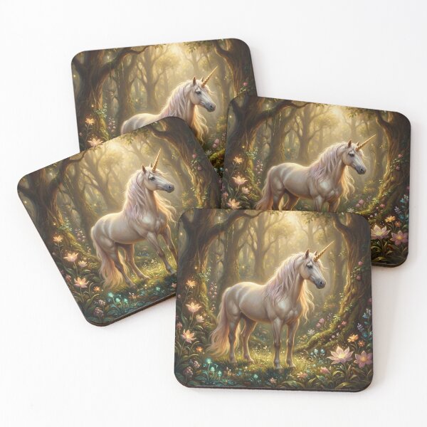 Item preview, The Ethereal Unicorn: A Renaissance Forest Dream designed and sold by Nicole-Cherie.