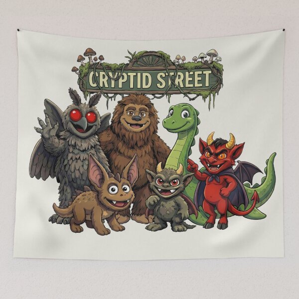 Item preview, Cryptid Street Parody designed and sold by DaBabyGiraffe.