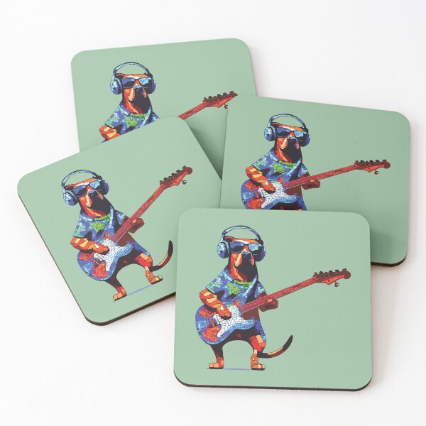 Item preview, Rottweiler guitarist mosaic designed and sold by designmari.