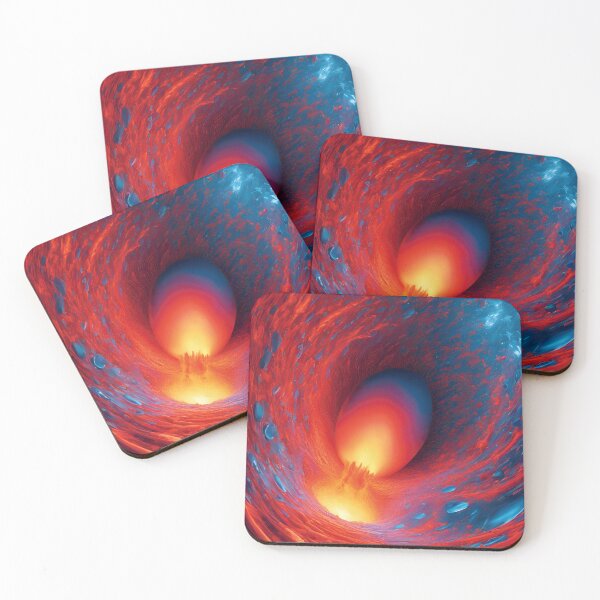 Item preview, Sunburst Egg: Red Wave designed and sold by mxztar.