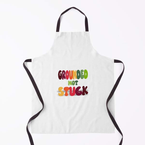 Item preview, Grounded Not Stuck – Bright Bubble Typography for Growth & Self-Confidence designed and sold by ArtGMerch.