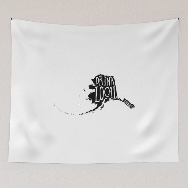 Item preview, Drink Local Alaska State Outline Craft Beer designed and sold by graf1k.
