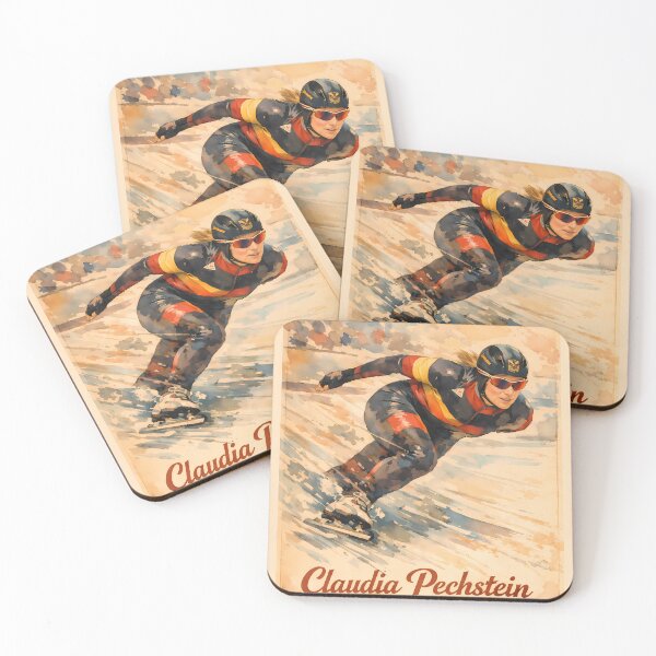 Item preview, Claudia Pechstein Speed Skating Legend designed and sold by Sarcastic designs.