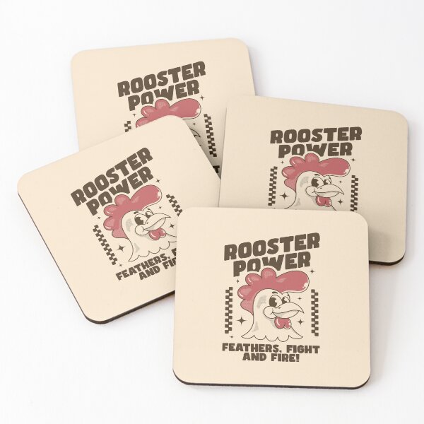 Item preview, Rooster Power – Funny Retro Chicken Illustration Shirt designed and sold by adipra.