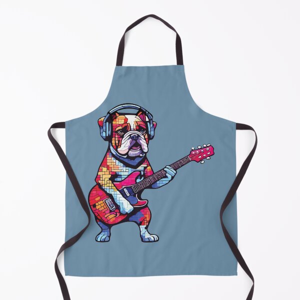 Item preview, Guitarist Bulldog Mosaic designed and sold by designmari.