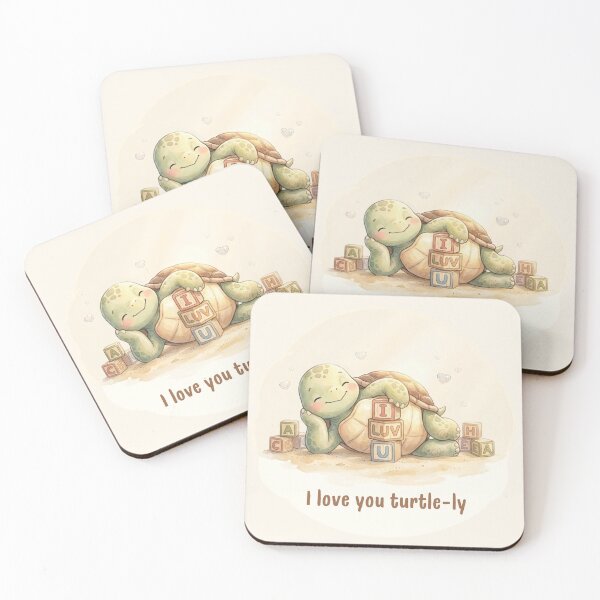 Item preview, I Love You Turtle-ly Valentine Gift designed and sold by HumTumMe.