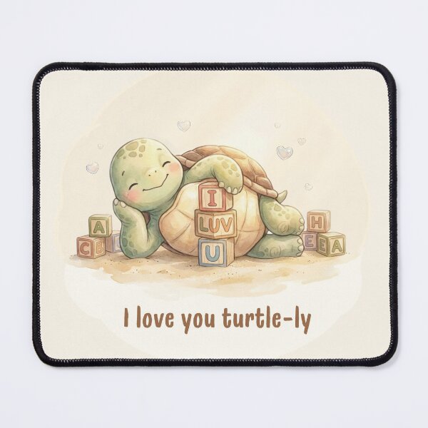 Item preview, I Love You Turtle-ly Valentine Gift designed and sold by HumTumMe.