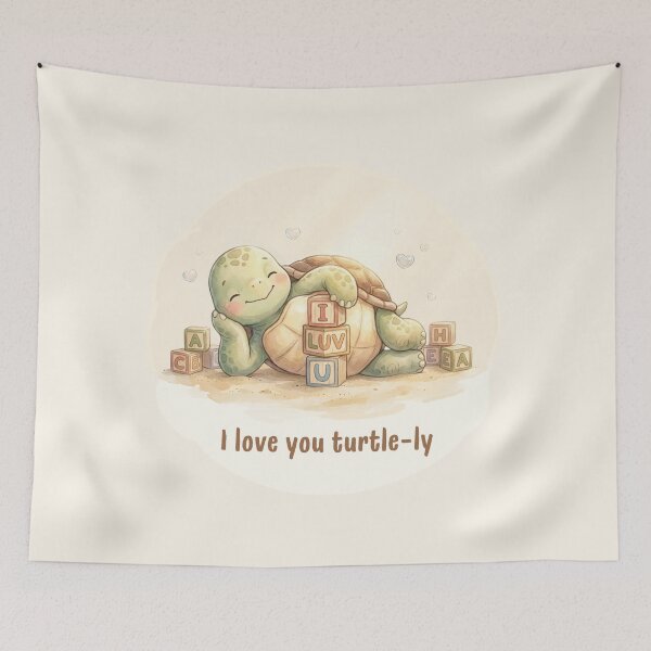 Item preview, I Love You Turtle-ly Valentine Gift designed and sold by HumTumMe.