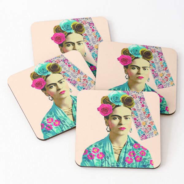 Item preview, Frida Kahlo Pink Viva la Vida designed and sold by FridaArtGallery.
