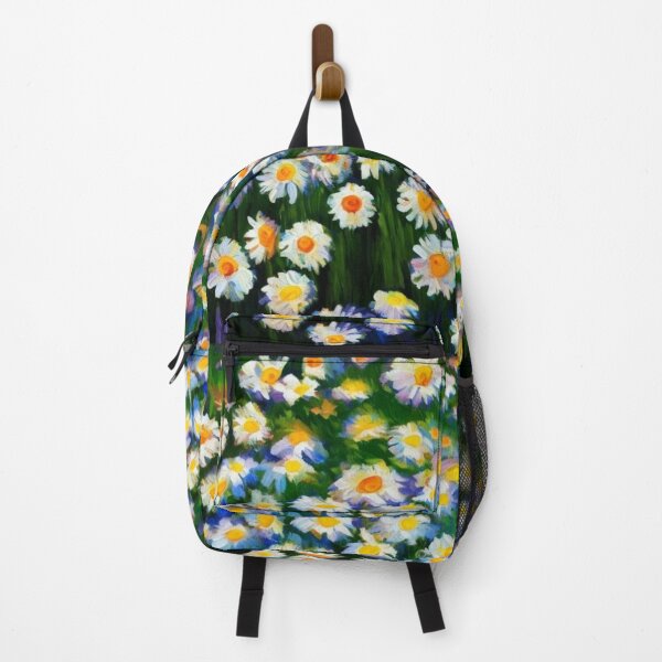 Item preview, Wild Daisy Patch Painterly Art for Free Spirit Nature Lovers designed and sold by WildStroke.