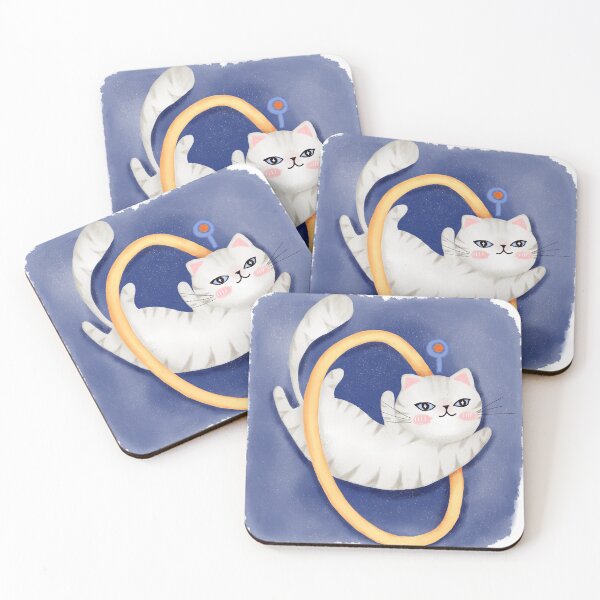 Item preview, Mystical UFO Cat – Enchanted Cosmic Traveler in a Starship designed and sold by Soul In Line.
