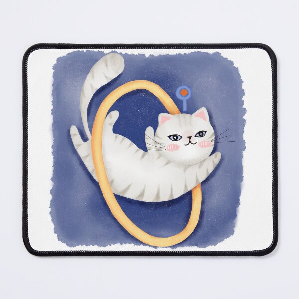 Item preview, Mystical UFO Cat – Enchanted Cosmic Traveler in a Starship designed and sold by Soul In Line.