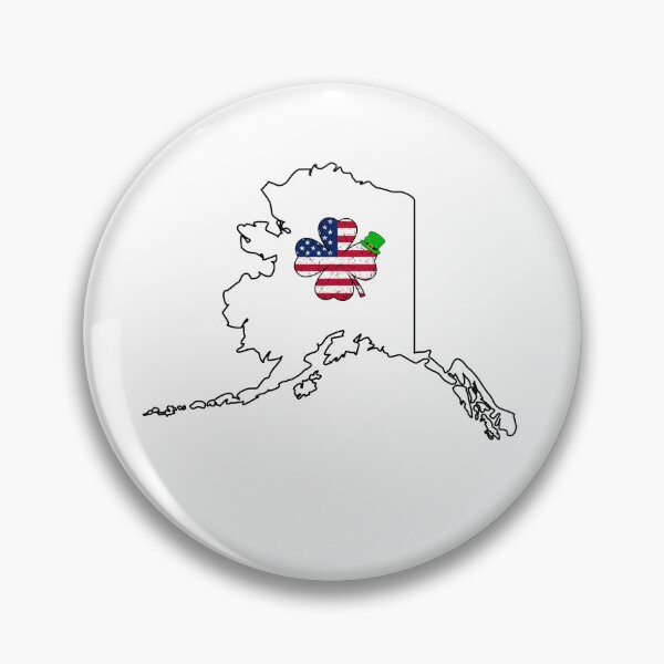 Item preview, Alaska Irish American Shamrock designed and sold by LiviuGligoros.