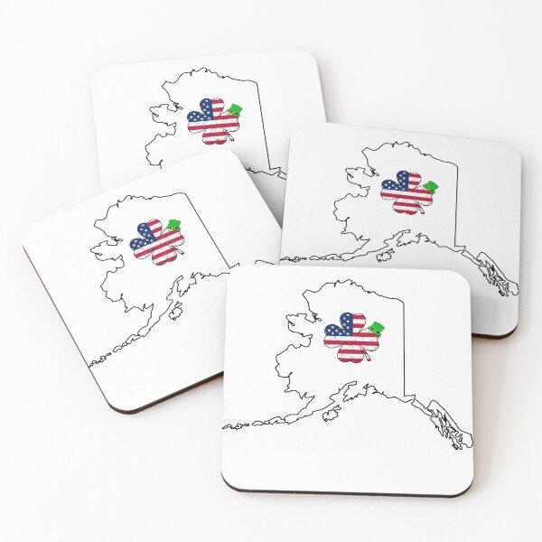 Item preview, Alaska Irish American Shamrock designed and sold by LiviuGligoros.