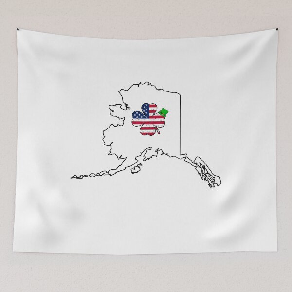Item preview, Alaska Irish American Shamrock designed and sold by LiviuGligoros.