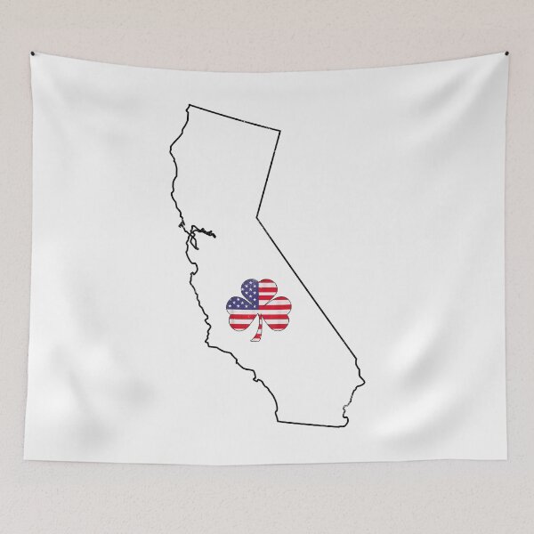 Item preview, california Irish American Shamrock designed and sold by LiviuGligoros.