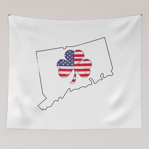 Item preview, connecticut Irish American Shamrock designed and sold by LiviuGligoros.