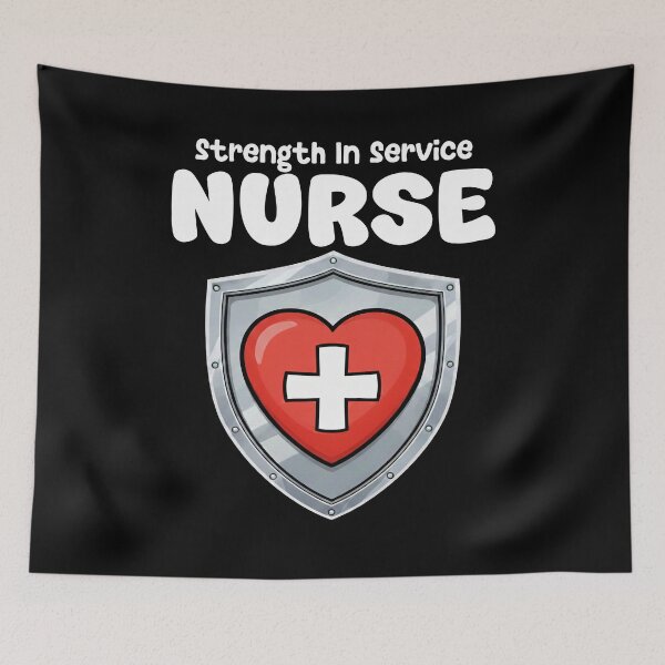 Item preview, NURSE - STRENGTH IN SERVICE designed and sold by KEF Custom.