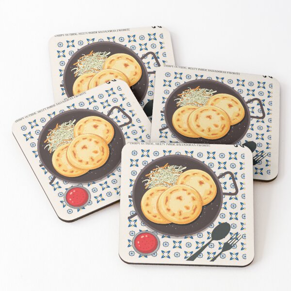 Item preview, El Salvador Pupusas Wall Art designed and sold by SurfolioPrints.
