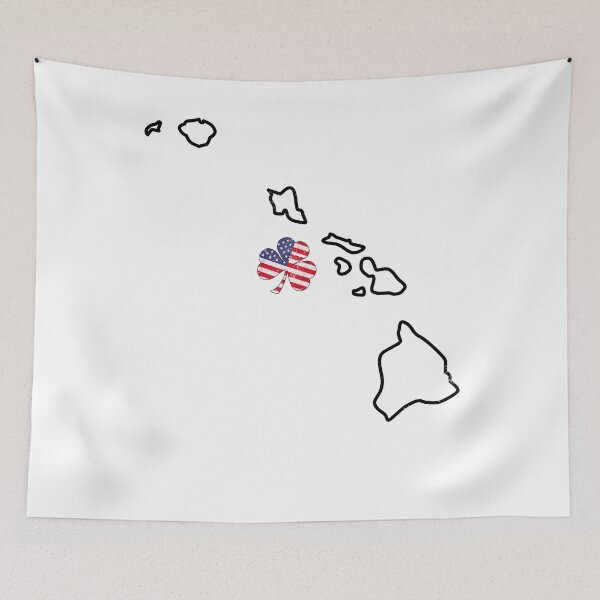 Item preview, hawaii Irish American Shamrock designed and sold by LiviuGligoros.