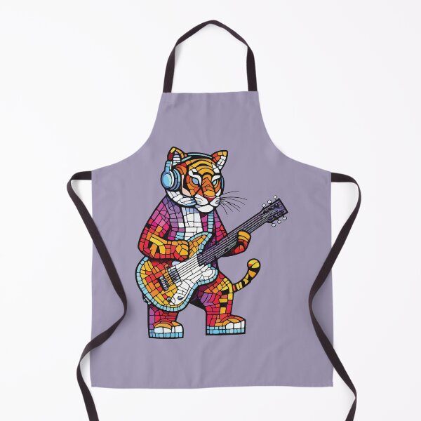 Item preview, guitarist tiger mosaic designed and sold by designmari.