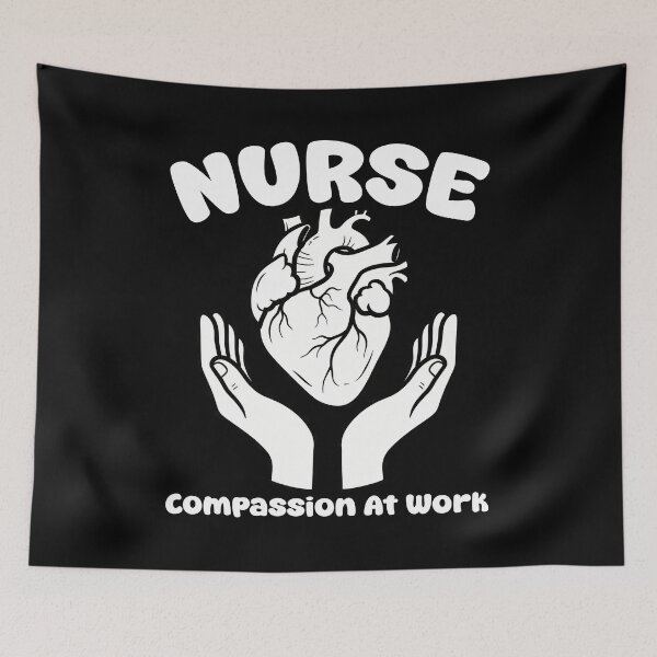 Item preview, NURSE - COMPASSION AT WORK designed and sold by KEF Custom.