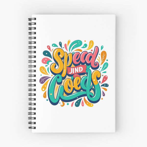 Item preview, Dynamic Vibrant Typography with Colorful Swirls and Expressive Lettering Art designed and sold by Jirada.