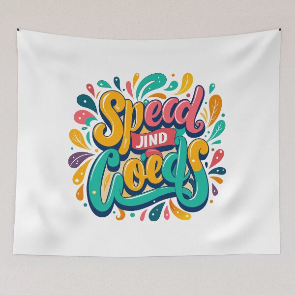 Item preview, Dynamic Vibrant Typography with Colorful Swirls and Expressive Lettering Art designed and sold by Jirada.