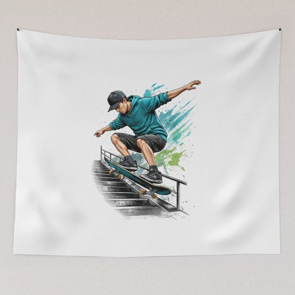 Item preview, Urban Skater – Digital Street Art for Skate Lovers designed and sold by Ramiilustraciones.