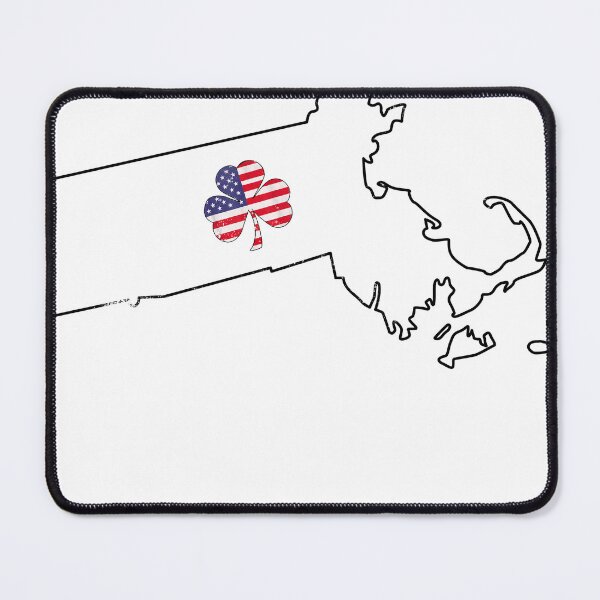 Item preview, Massachusetts Irish American Shamrock designed and sold by LiviuGligoros.