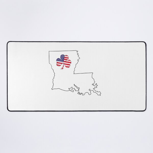 Item preview, louisiana Irish American Shamrock designed and sold by LiviuGligoros.