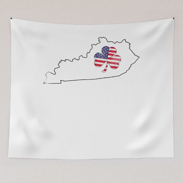 Item preview, kentucky Irish American Shamrock designed and sold by LiviuGligoros.