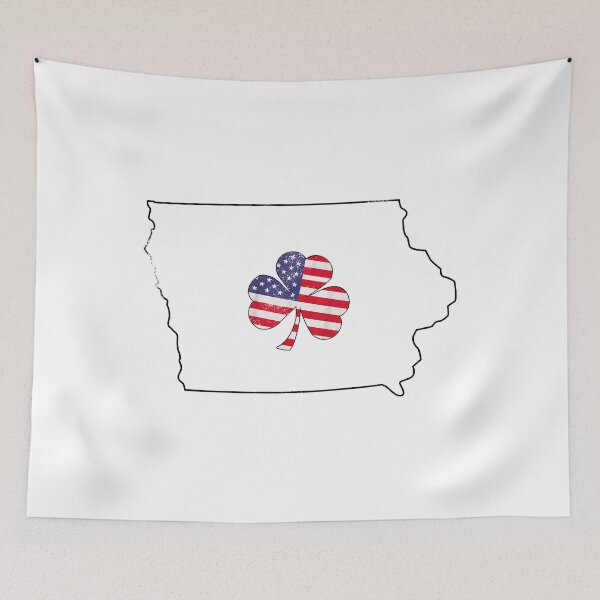 Item preview, iowa Irish American Shamrock designed and sold by LiviuGligoros.
