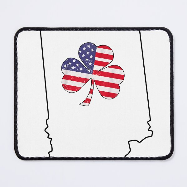 Item preview, indiana Irish American Shamrock designed and sold by LiviuGligoros.