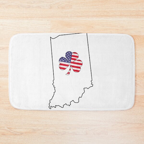 Item preview, indiana Irish American Shamrock designed and sold by LiviuGligoros.