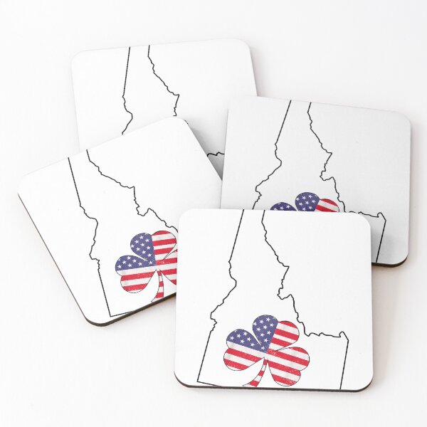 Item preview, Idaho Irish American Shamrock designed and sold by LiviuGligoros.