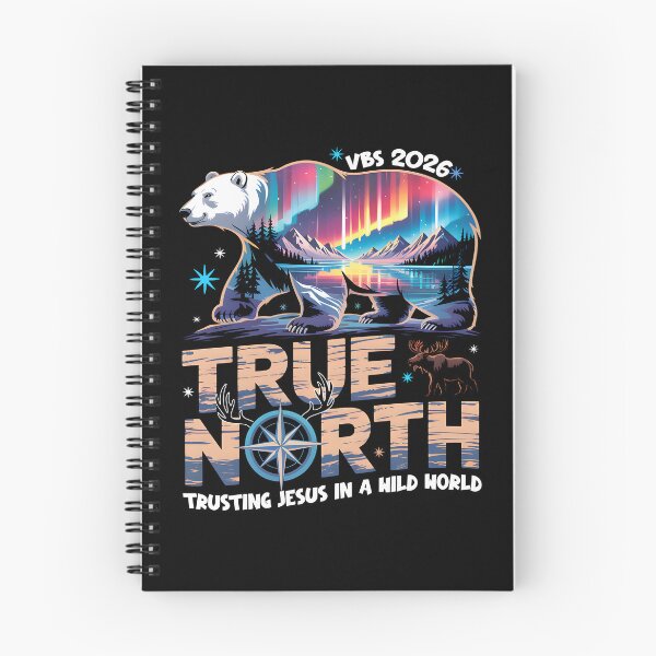 Aperçu de l'œuvre Camp d'été True North VBS Faire confiance à Jésus dans un monde sauvage VBS 2026 créée et vendue par jakaun.