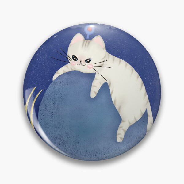 Item preview, Astral Dream Cat – Mystical White Cat Resting on a Cosmic Sphere designed and sold by Soul In Line.