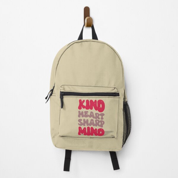 Item preview, Kind Heart Sharp Mind – Bold Bubble Typography with Strength & Compassion designed and sold by ArtGMerch.