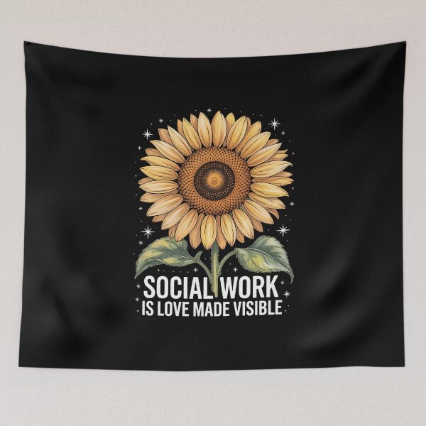 Item preview, Social Worker Month Social Work Flower designed and sold by LittleBO5.