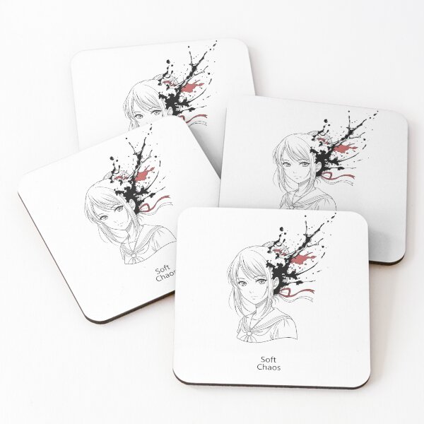 Item preview, Soft Chaos – Minimal Anime Girl Ink Phone Case designed and sold by blacksealstudio.