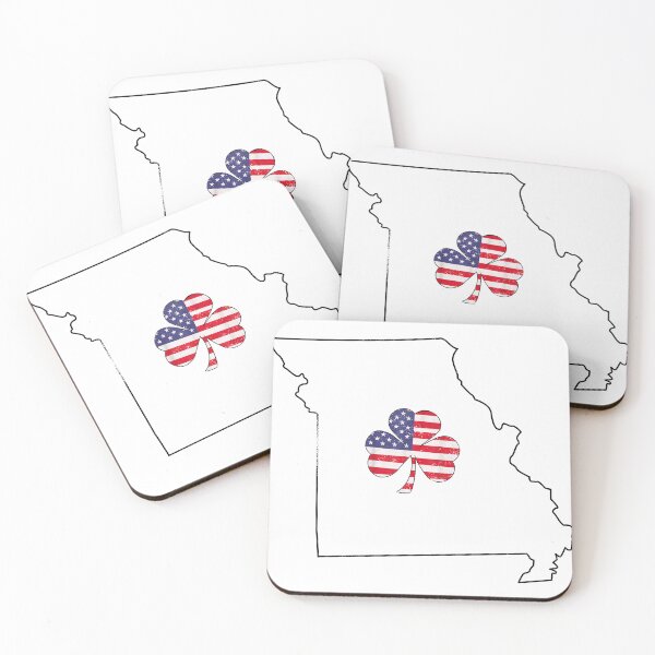 Item preview, Missouri Irish American Shamrock designed and sold by LiviuGligoros.
