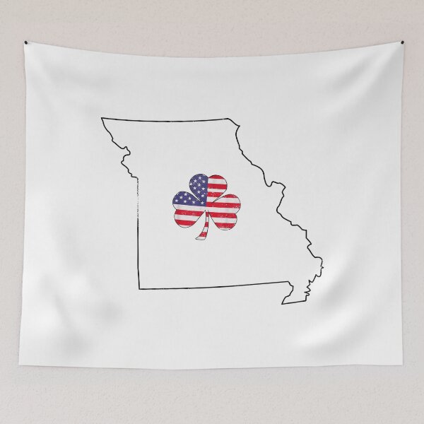 Item preview, Missouri Irish American Shamrock designed and sold by LiviuGligoros.
