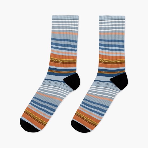 Item preview, Blue Floral Garden Stripe Seamless Repeat designed and sold by Sharon Schwalbe.