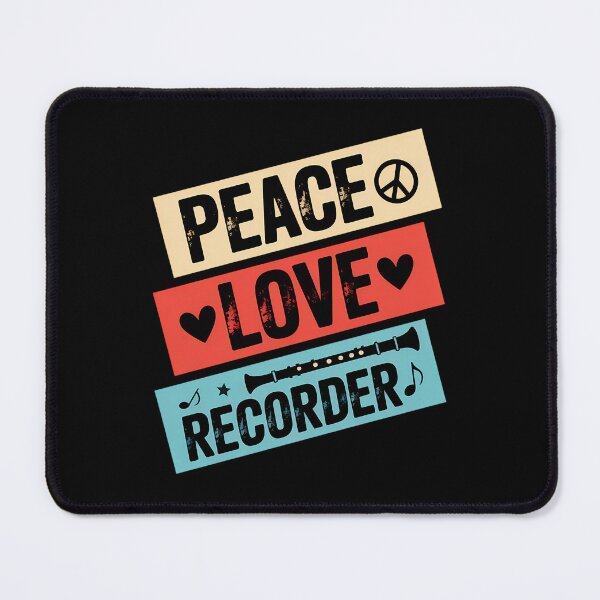 Item preview, Peace Love Recorder Musical Instrument Recorder Flute designed and sold by gourpmerzihd.