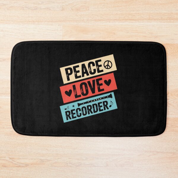 Item preview, Peace Love Recorder Musical Instrument Recorder Flute designed and sold by gourpmerzihd.
