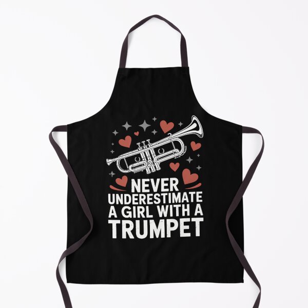 Item preview, Never Underestimate A Girl With A Trumpet Trumpeter Music designed and sold by gourpmerzihd.