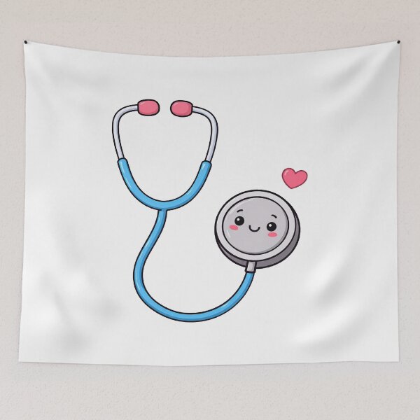 Item preview, Vitals but Make It Cute – Kawaii Stethoscope Medical Shirt designed and sold by ArtKauHD.